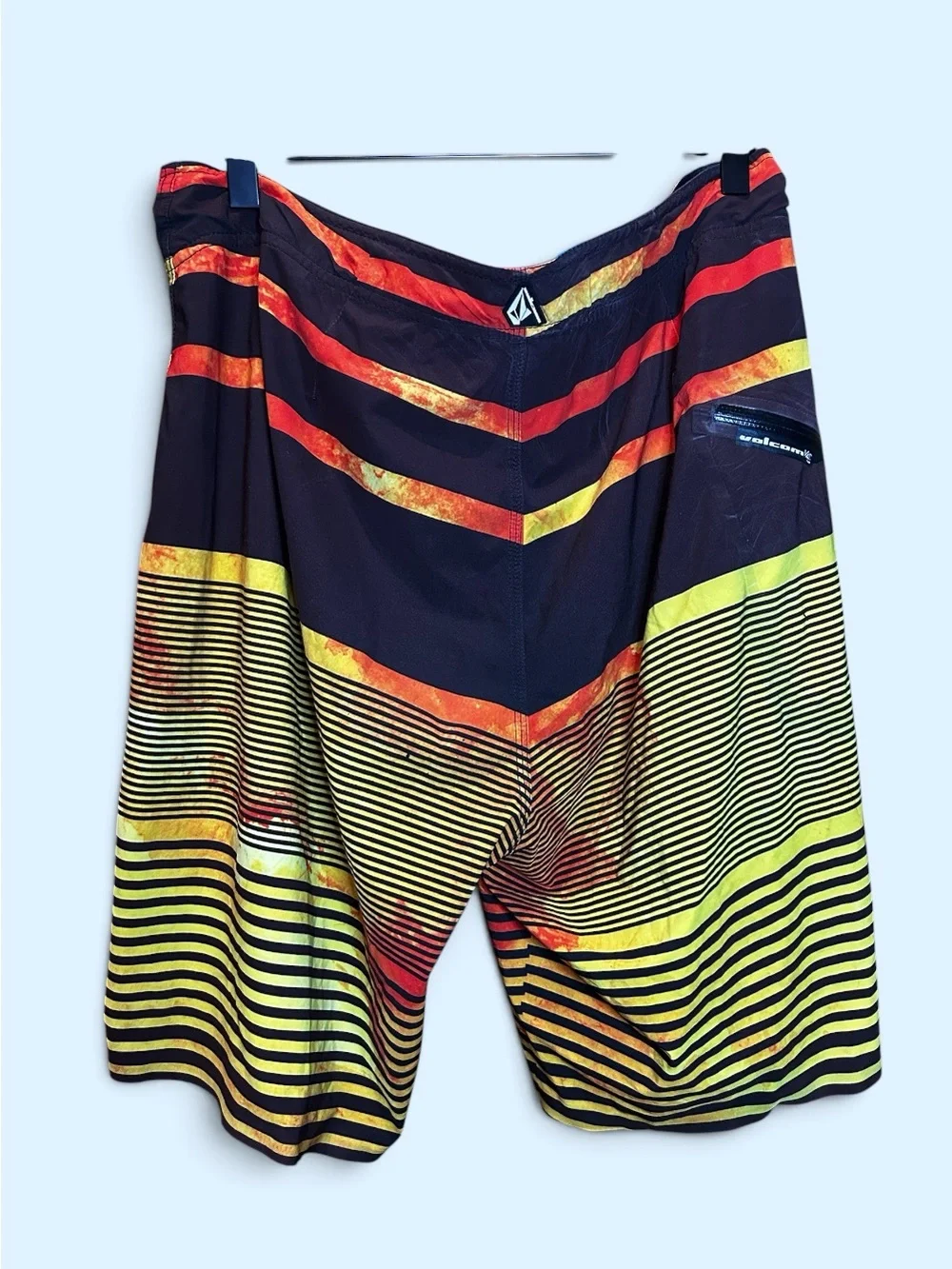 🌸⁠Volcom 4-Way Stretch Boardshorts Men 32 Nanolater Surf Trunks